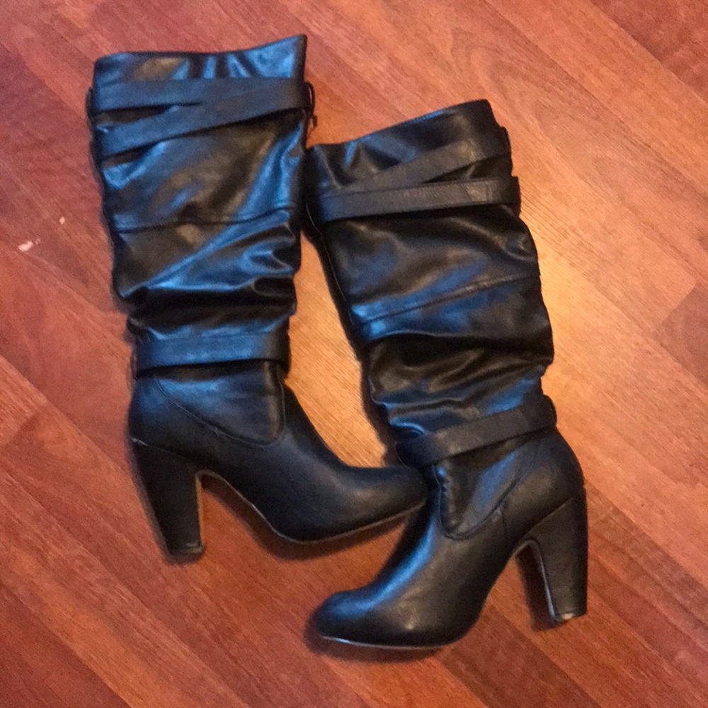Black boots